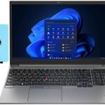 Lenovo ThinkPad E15 Gen 3 15.6 FHD + IPS Display Laptop (Ryzen 7 5825U 8-Core， 16GB RAM， 512GB PCIe SSD， AMD Radeon， 15.6 Full HD (1920x1080)， WiFi 6， BT 5.2， Webcam， USB 3.2， Win 10P) with Hub
