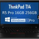 Lenovo ThinkPad T14 14 FHD (16GB RAM， 256GB PCIe SSD， AMD 6-Core Ryzen 5 Pro 4650U (Beats i7-1165G7)， IPS Anti-Glare) Business Laptop， Backlit Keyboard， Type-C， Webcam， Win 10 Pro / Win 11 Pro