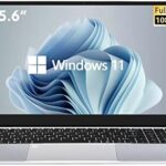 VGKE [Windows 11 Home] B15 Windows 11 Laptop with Fingerprint Reader， 15.6 Full HD 1920*1080 IPS， Intel Celeron J4125 Processor， 12GB RAM LPDDR4， 256GB SSD， Backlit Keyboard