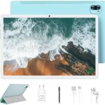 YESTEL Tablet 10.1 inch Tablets with 5G+2.4G WiFi， 2.0Ghz Octa-Core Processor， 4GB RAM 64GB ROM(Expand to 128GB)， Bluetooth5.0， 8000mAh Battery， 5MP+8 MP Dual Camera-Green
