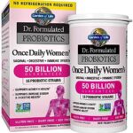 Garden of Life Dr. Formulated Probiotics for Women & Prebiotics， 50 Billion CFU for Women’s Daily Digestive Vaginal & Immune Health， 16 Probiotic Strains Shelf Stable No Gluten Dairy Soy， 30 C