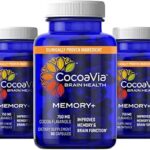CocoaVia Memory+ Brain Supplement， 90 Day， 750 mg Cocoa Flavanols， Memory & Brain Booster， Vegan， Plant Based， Gluten Free， 270 Capsules