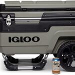 Igloo 70 Qt Premium Trailmate Wheeled Rolling Cooler， Olive Green