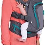 Infantino Carry On Carrier - Ergonomic， Expandable， face-in and face-Out， Front and Back Carry for Newborns and Older Babies 8-40 lbs