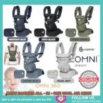 [Ready stock] Ergo baby Ergonomics Baby Carrier Omni 360 All-In-One Cool Air Mesh Newborn to Toddler