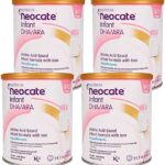 Neocate Infant - Hypoallergenic， Amino Acid-Based Baby Formula with DHA/ARA - 14.1 Oz Can (Pack of 4)