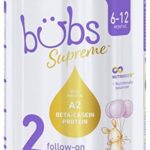 Bubs Supreme Follow-On Formula， Stage 2， Infants 6-12 Months， Made with A2 Beta-Casein Protein Cows Milk， 28.2 oz