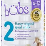 Bubs Goat Milk Follow On Formula Stage 2， Babies 6-12 months， Made with Fresh Goat Milk， 28.2 oz