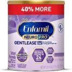 Enfamil NeuroPro Gentlease Baby Formula， Brain and Immune Support with DHA， Clinically Proven to Reduce Fussiness， Crying， Gas & Spit-up in 24 Hours， Non-GMO， Powder Refill Box， 30.4 Oz