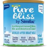 Pure Bliss by Similac Infant Formula， Modeled After Breast Milk， Non-GMO Baby Formula， 24.7 ounces， (Pack of 6)
