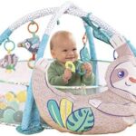 Infantino 4-in-1 Sloth Jumbo - Combination Baby Activity Gym and Ball Pit for Sensory Exploration and Motor Skill Development， for Newborns， Babies and Toddlers