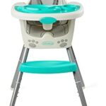 Infantino Grow-with-Me 4-in-1 Convertible High Chair， Raccoon-Theme， Space-Saving Design， Booster and Toddler Chair， for Infants & Toddlers 3M-36M