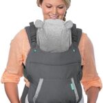 Infantino Cuddle Up Carrier - Ergonomic Bear-Themed face-in Front Carry and Back Carry with Removable Character Hood for Infants and Toddlers 12-40 lbs