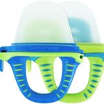 teetherpop No Mess Frozen Baby Teethers， Fill w/ Breastmilk， Purees， Smoothies， Juice， USA Made， Medical Grade Materials， Soothie Pacifier， Baby Fruit Feeder， Teething Toys for Teething Relief