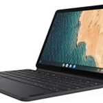 Lenovo Chromebook Duet， 2-in-1， 10.1 WUXGA (1920 x 1200) Display， MediaTek Helio P60T， 4GB LPDDR4X RAM， 128GB eMCP SSD， Integrated ARM G72 MP3 Graphics， Chrome OS， ZA6F0031US， Ice Blue + Iron Grey