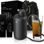Portable Camping Water Purifier Dual 0.01 Micron Water Filtration System for Outdoor Backpacking， Hiking， Emergency - Dual Filters Version