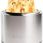 Solo Stove Bonfire with Stand Portable Fire Pit Stainless Steel Fire Pits Wood Burning and Low Smoke Camping Stove | 19.5x14 Inches Outdoor Fire Pits