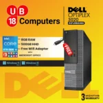 Dell Optiplex 3020 Desktop SFF, i5 4th Gen, Win 10 PRO, MS Office (Free WiFi Adaptor)