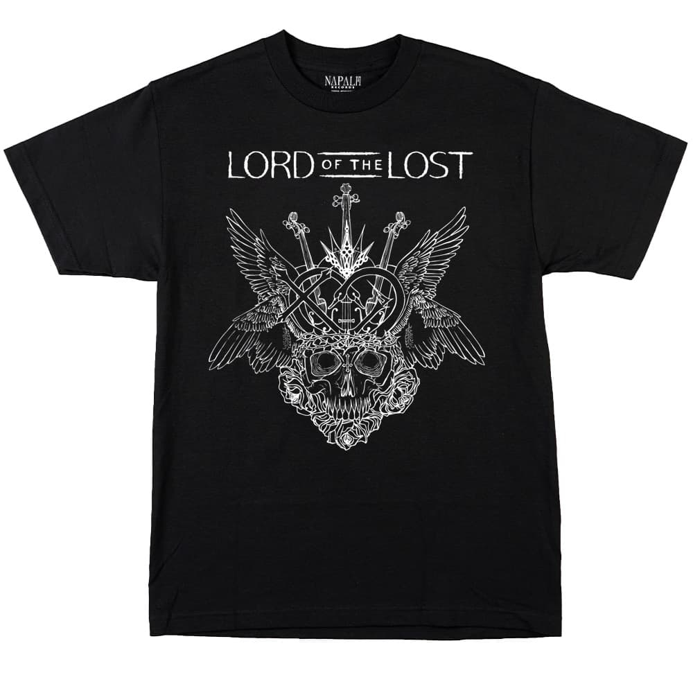 lord_of_the_lost_swan_songs_ii_shirt_front_1 LORD OF THE LOST - Swan songs II Shirt Cotton Black Unisex S-4XL 1V0984 - Image 1
