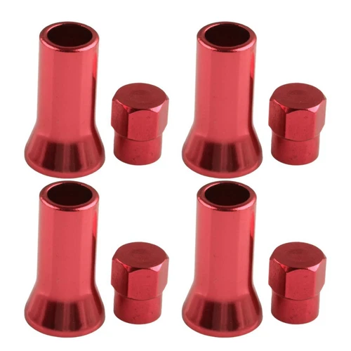 s-l500-114 4Pcs Aluminum Car Tire Wheel Stem Air Valve CAPS Sleeve Covers Accessories - Image 1