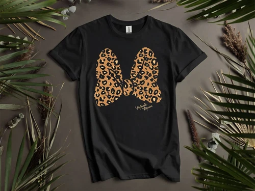 s-l500-117 Disney Minnie Mouse Classic Leopard T-shirt T shirt Men Women Unisex Tshirt K243 - Image 1