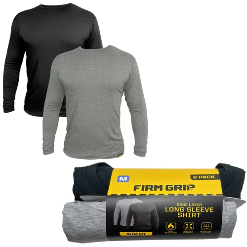 s-l500-17 FIRM GRIP Men's Medium Base Layer Long Sleeve Shirt (2-Pack) - Image 1