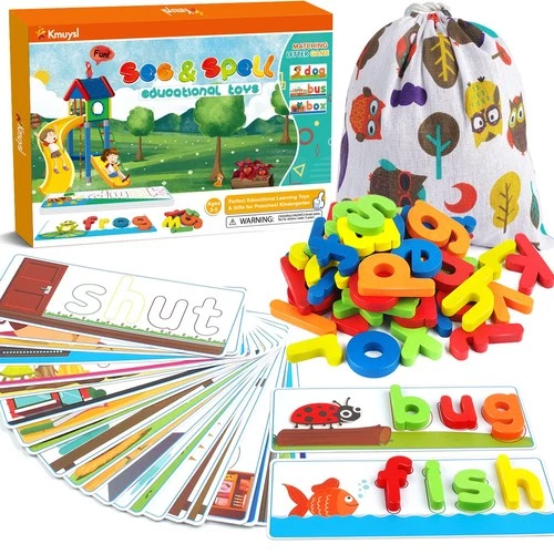 s-l500-174 KMUYSL See Spell Learning Educational Toys and Gift for 2 3 4 5 6 Years Old - Image 1