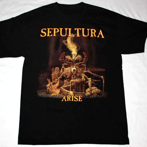 s-l500-22 Sepultura Arise T-Shirt Black Cotton Tee All Sizes - Image 1