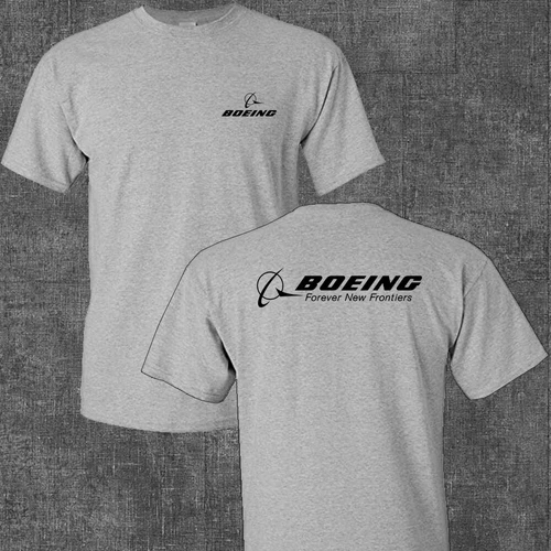 s-l500-250 Boeing Aerospace Aviation Men's Grey Size S to 5XL - Image 1