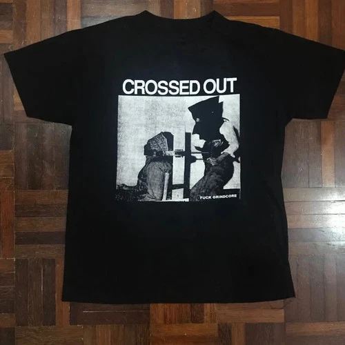 s-l500-45 Collection CROSSED OUT Band Gift For Fan Black All Size T-Shirt AR953 - Image 1